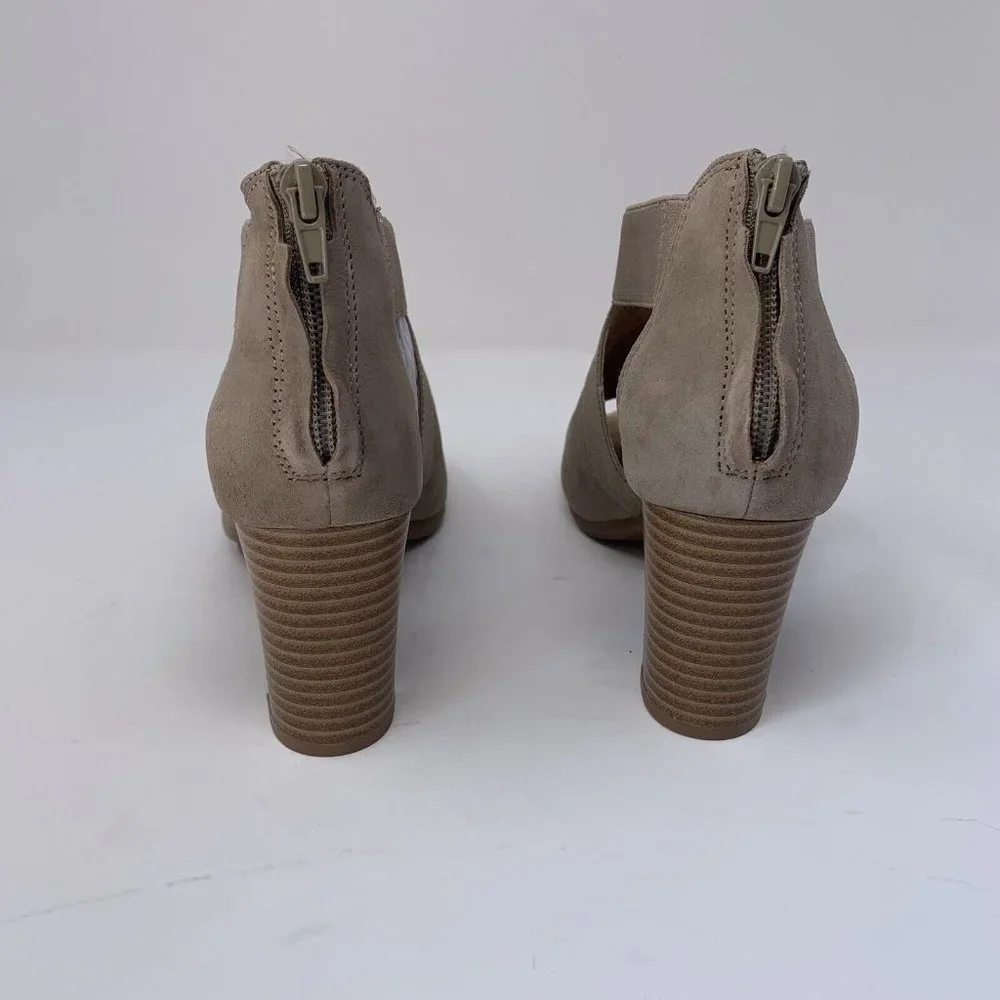 Giani Bernini‎ Averiel 10015405800 Shooties Sandals Women's 8M Taupe Suede S0509